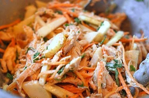 Weeknight Asian Almond Chicken Salad