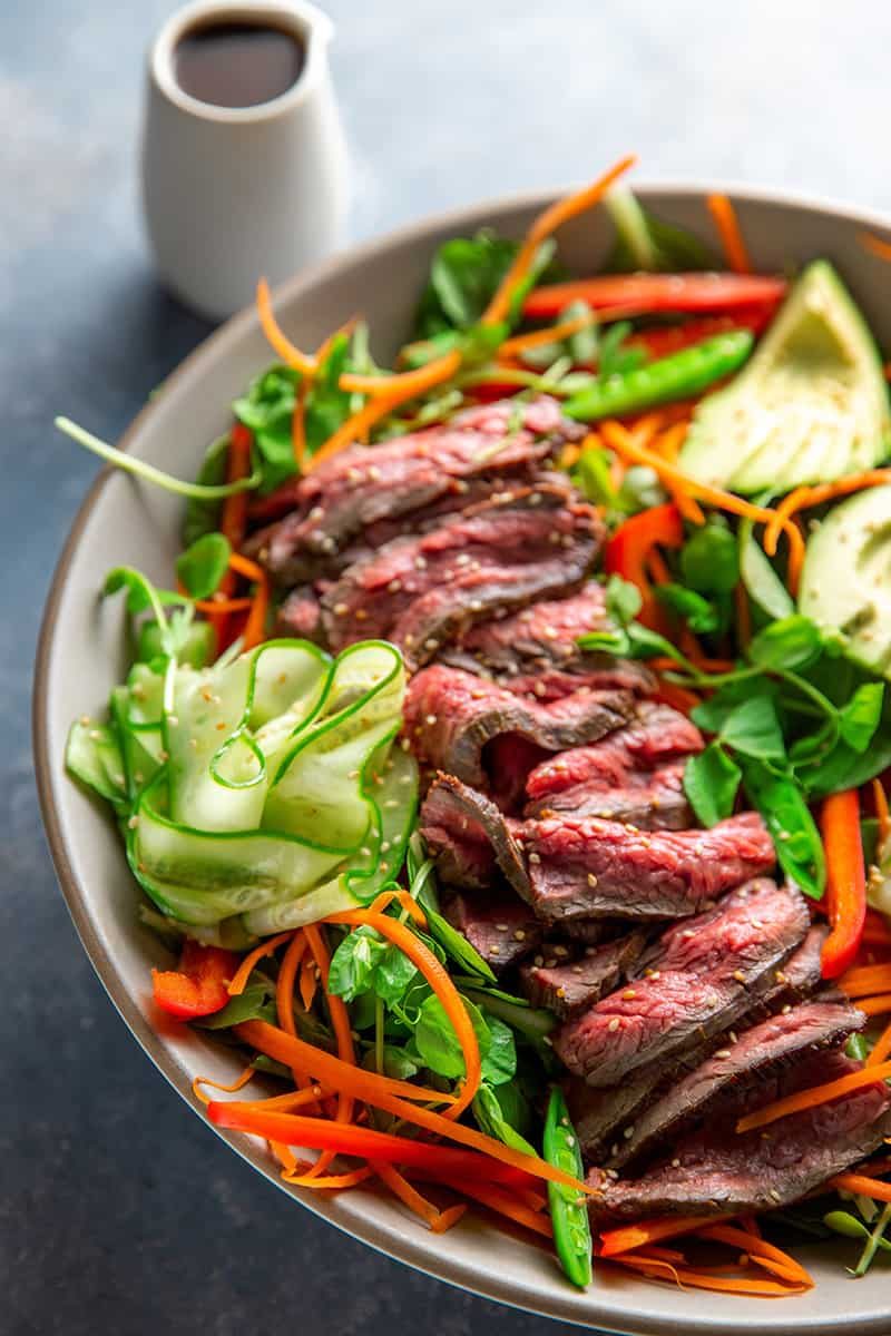 Asian Steak Salad for the week