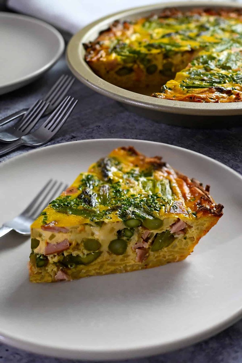 Asparagus Quiche for the week