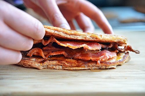 Weeknight Bacon Pancake Sandwiches