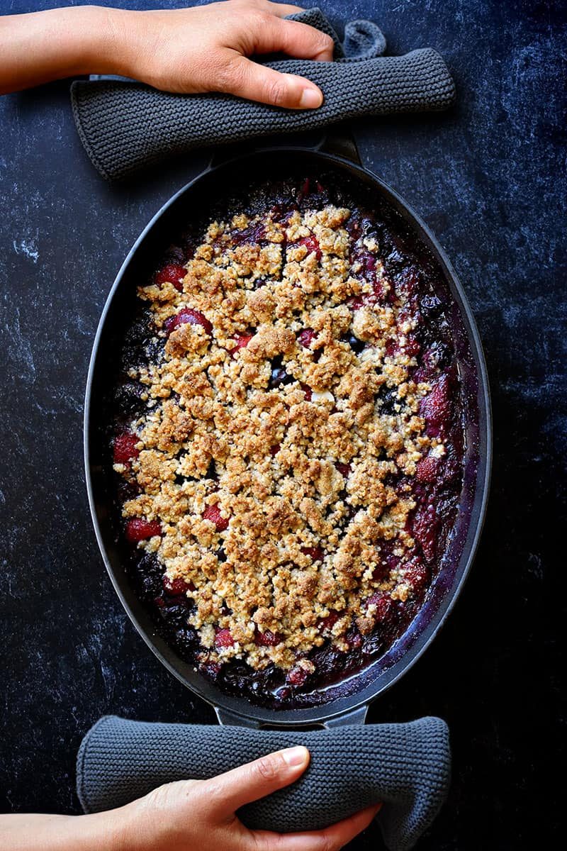 Skillet Berry Crisp