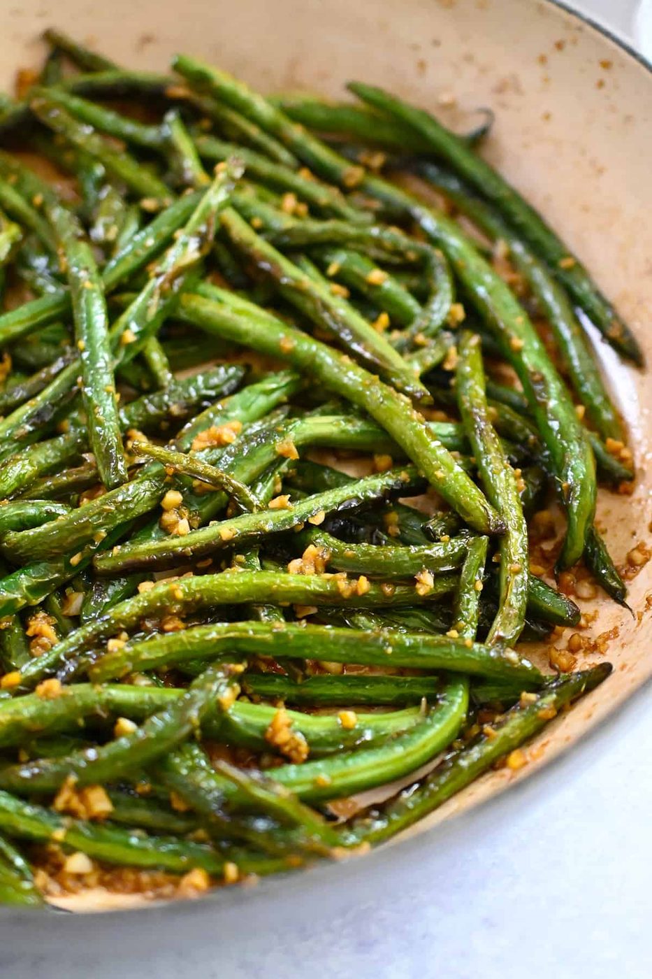 Skillet Chinese Garlic Green Beans