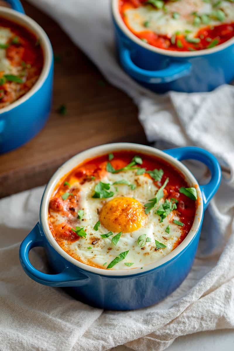 Skillet Eggs in Purgatory