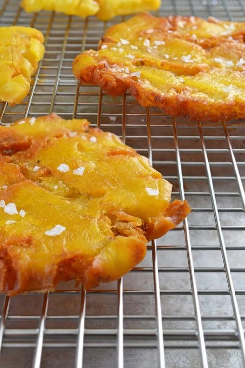 Skillet Fried Green Plantains