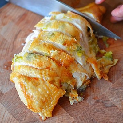 Ginger Scallion Stuffed Chicken Breast for the week