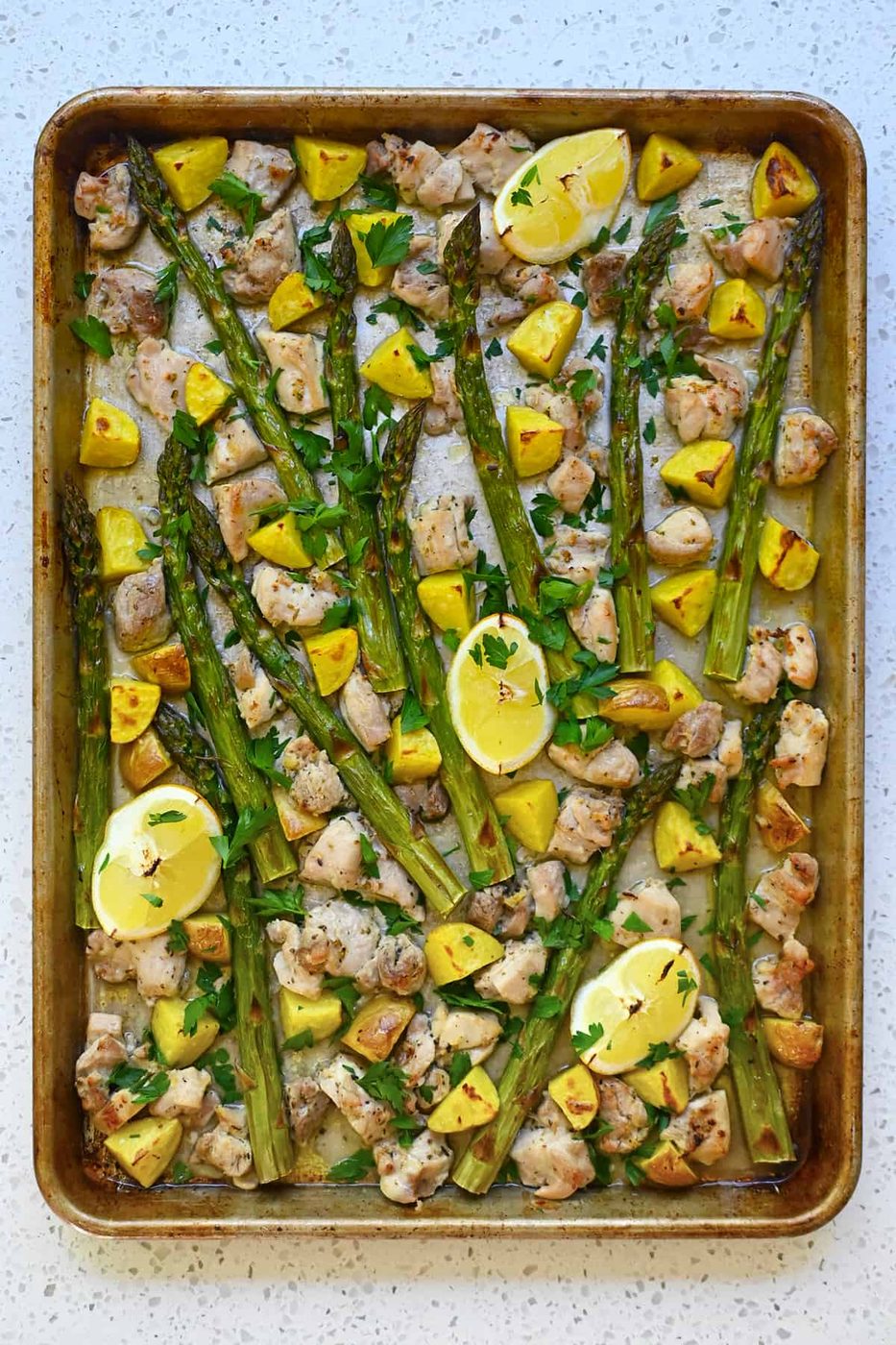 Greek Sheet Pan Chicken for the week