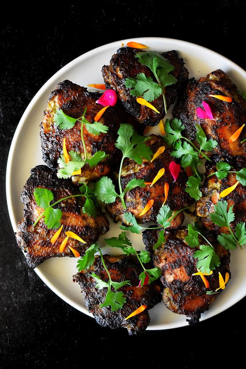 Skillet Gregory Gourdet’s Grilled Chicken