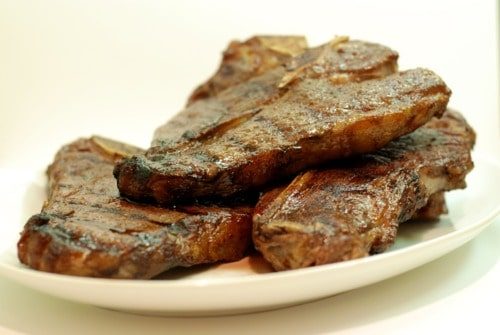 Grilled Sous Vide Grass Fed T-Bone Steak