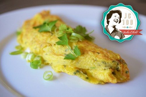 Weeknight Julia Child's Rolled Omelet Thai-Style