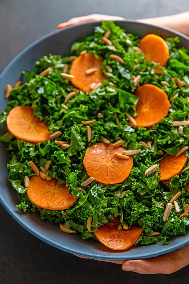 Kale and Persimmon Salad