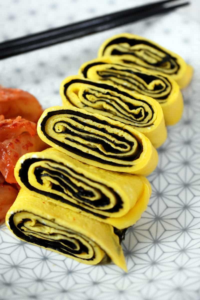 Weeknight Korean Egg Roll with Seaweed