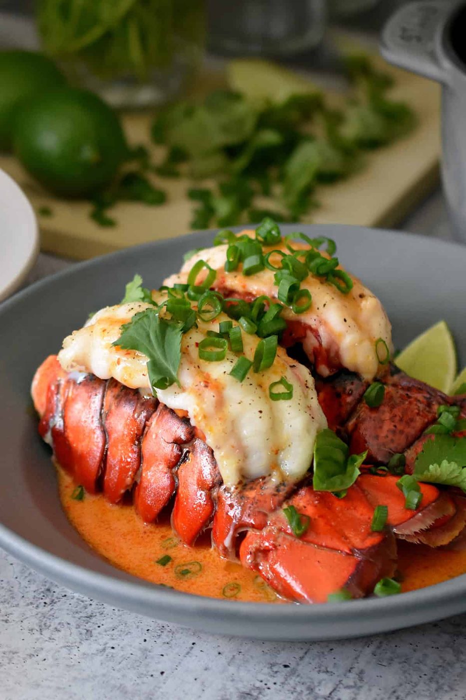Elegant Lobster Tail with Thai Red Curry Sauce for the week