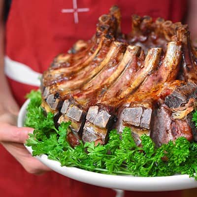 Skillet Magic Crown Roast of Pork