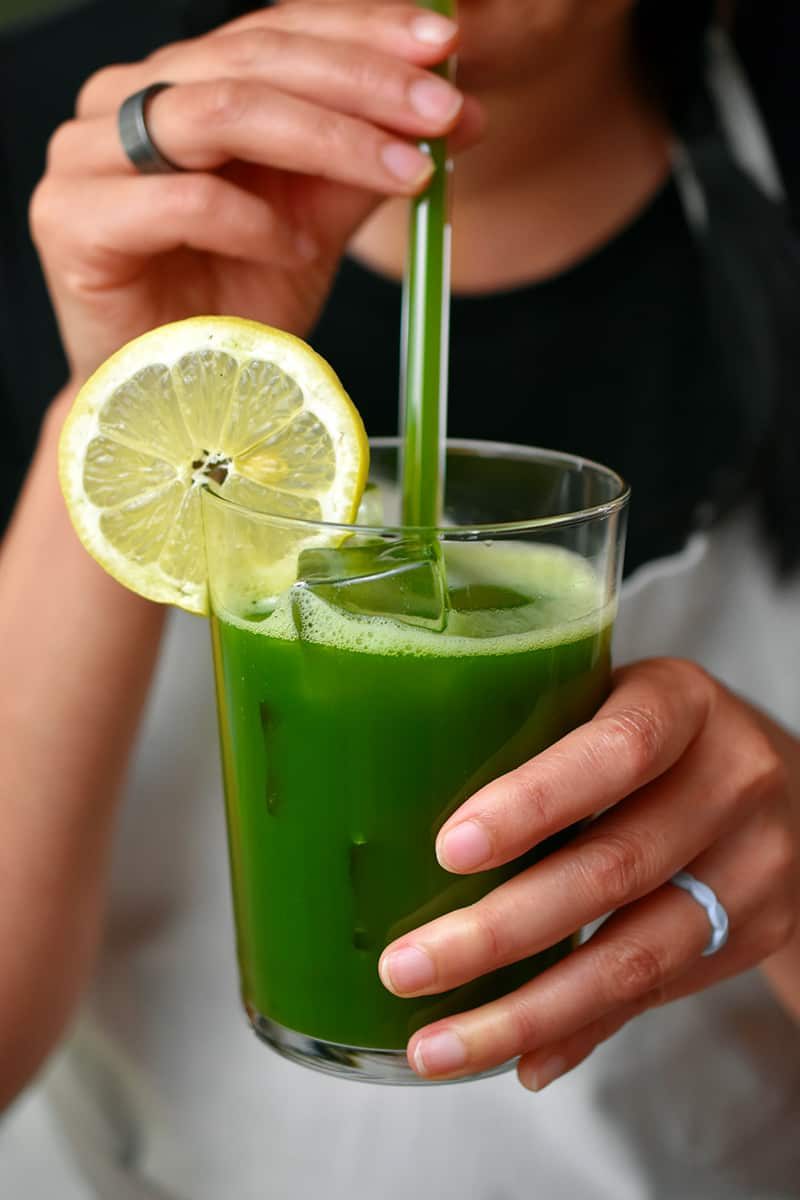 Skillet Matcha Lemonade