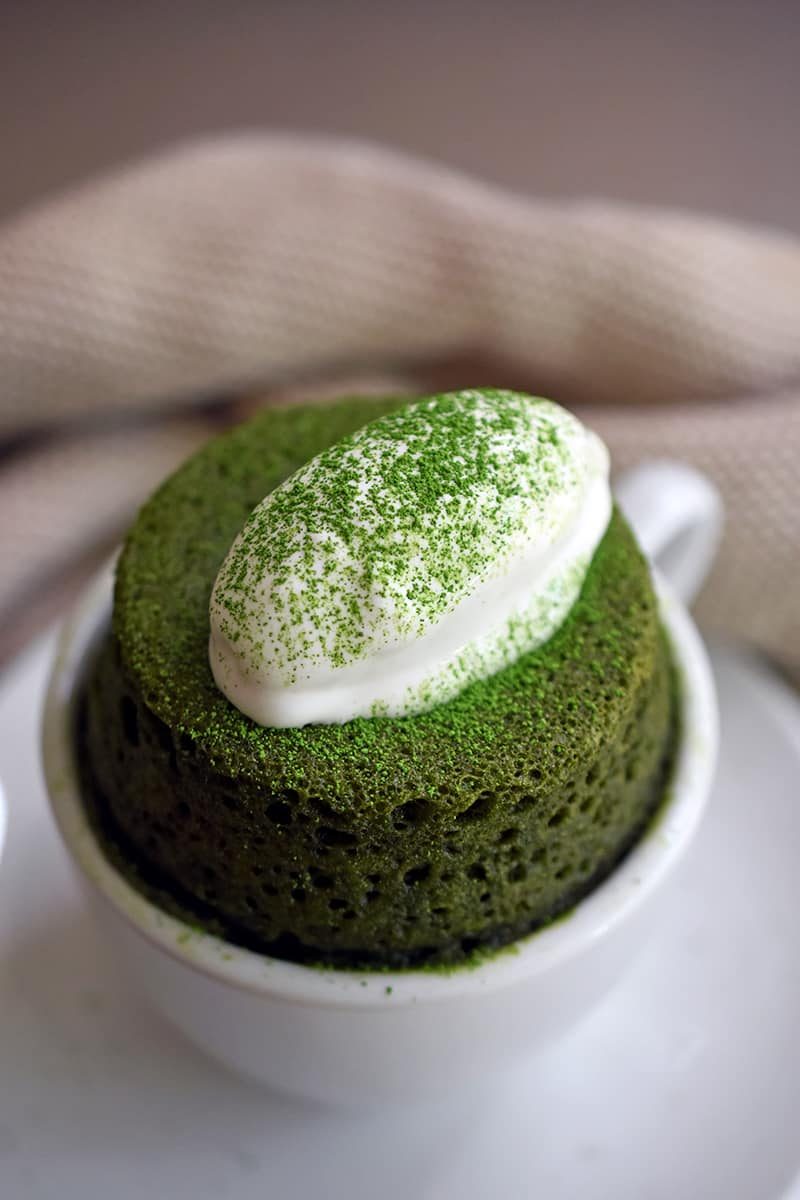 Matcha Mug Cake for the week