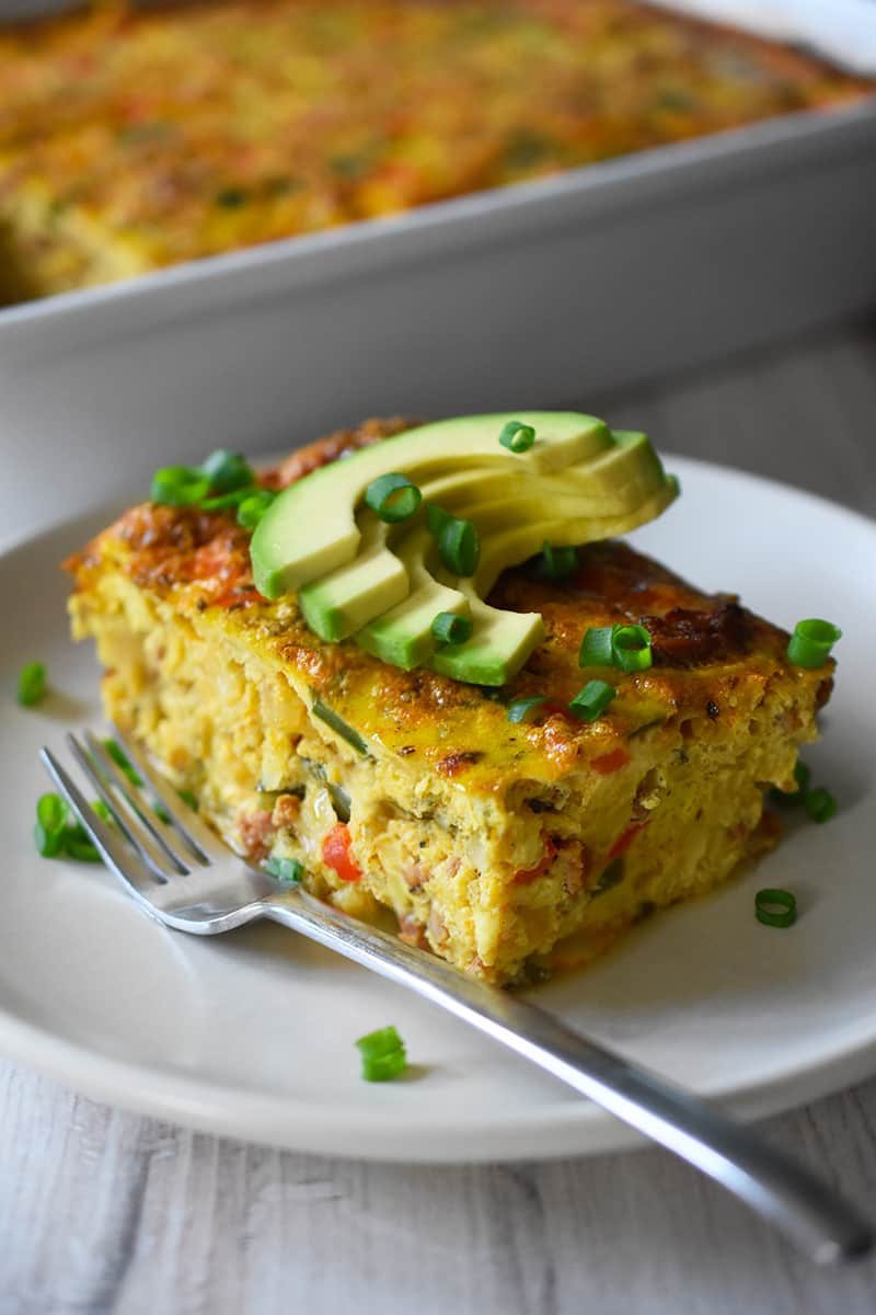 Mexican Breakfast Casserole for the week