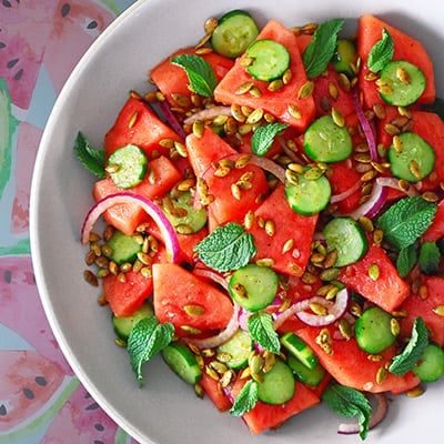 Weeknight Mexican Watermelon Salad
