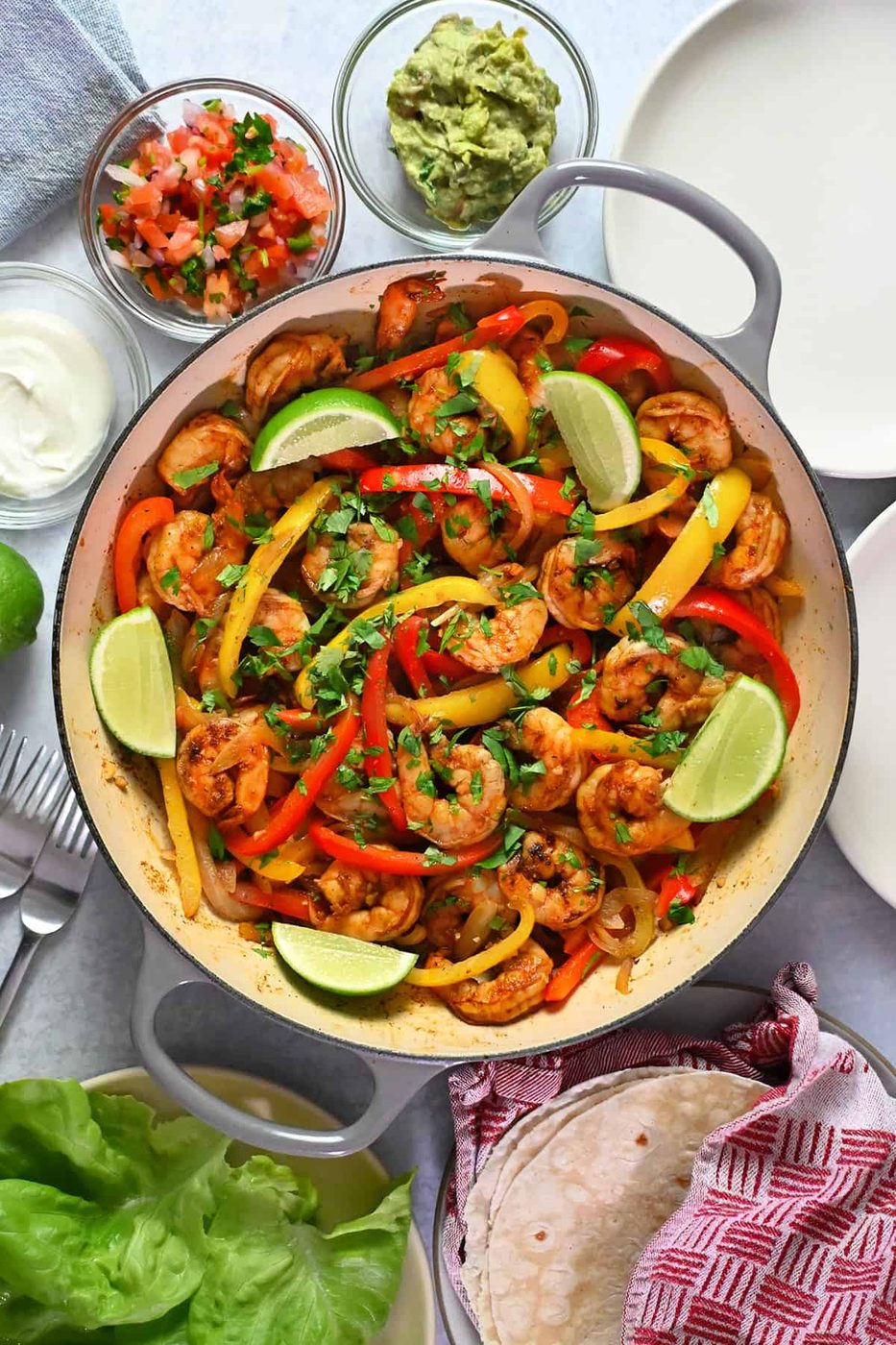 Shrimp Fajitas for the week