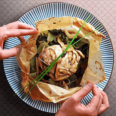 Paper-Wrapped Chicken