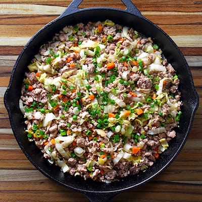 Egg Roll in a Bowl for the week