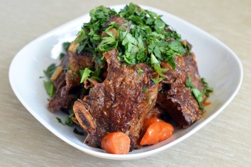 Pressure Cooker Porcini and Tomato Beef Short Ribs for the week