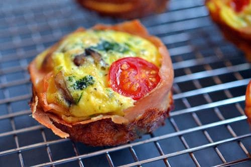 Weeknight Prosciutto-Wrapped Mini Frittata Muffins