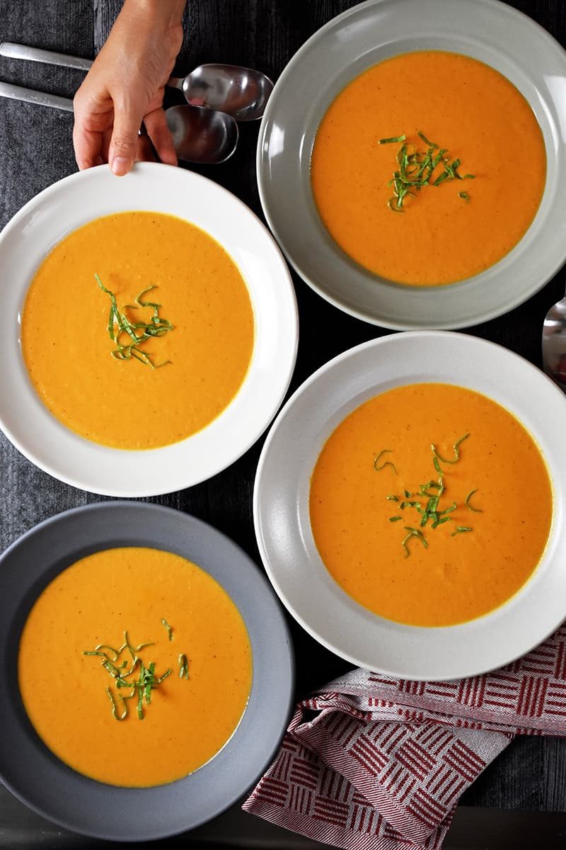 Skillet Cream of Tomato Soup
