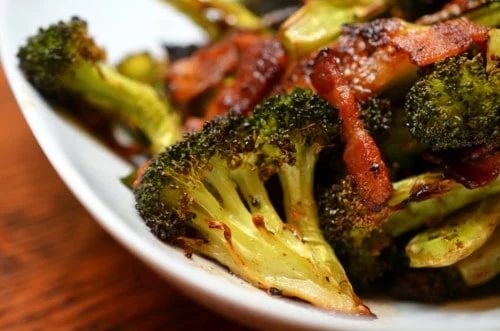 Roasted Broccoli and Bacon