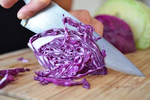 Weeknight Sautéed Red Cabbage with Onions, Garlic, and Anchovy