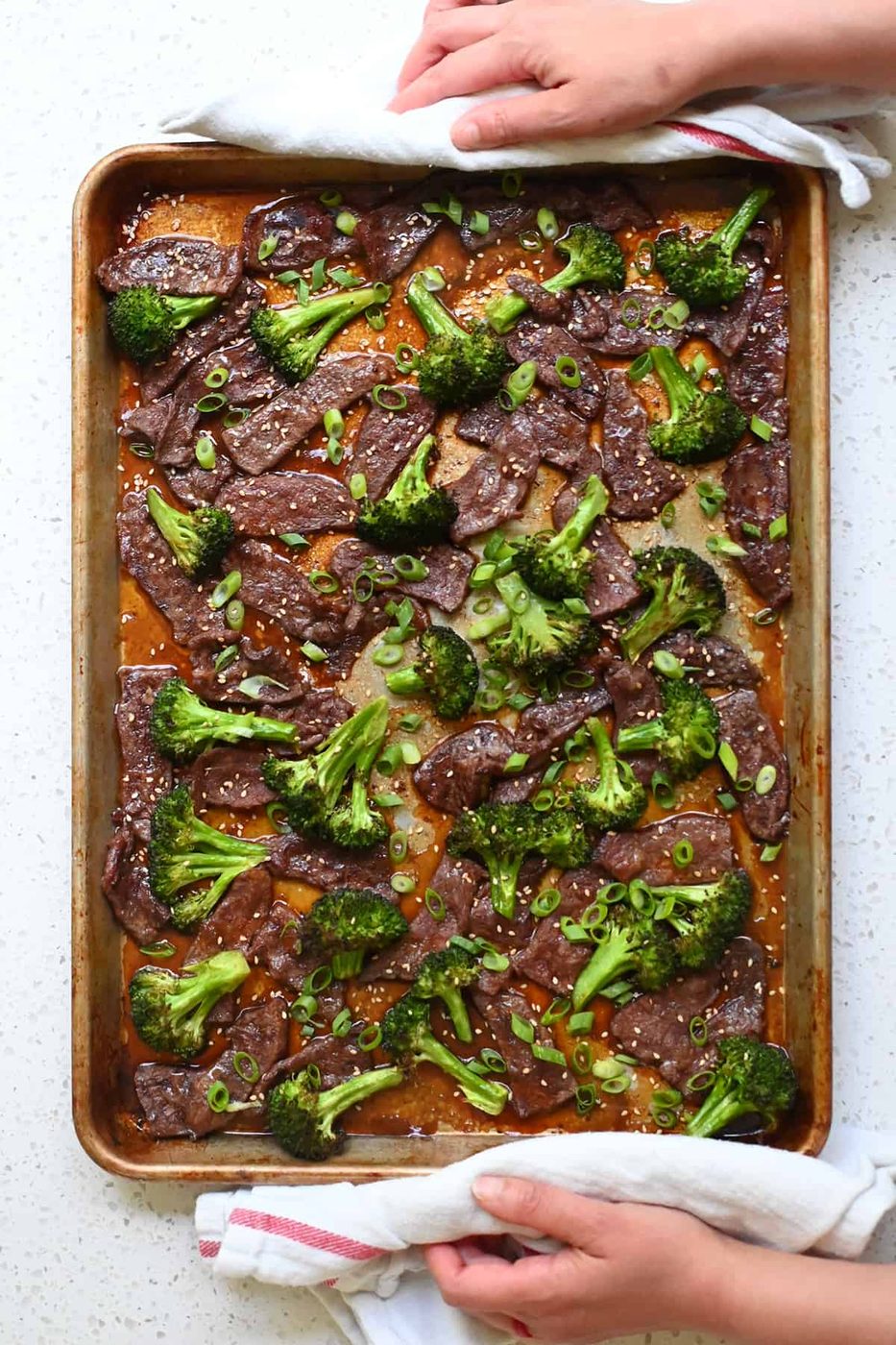 Sheet Pan Beef and Broccoli