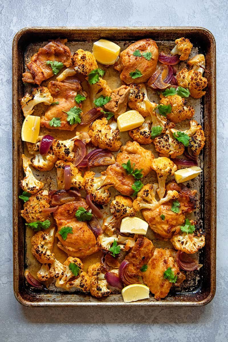 Weeknight Sheet Pan Tandoori Chicken