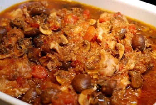 Slow Cooker Chicken Cacciatore