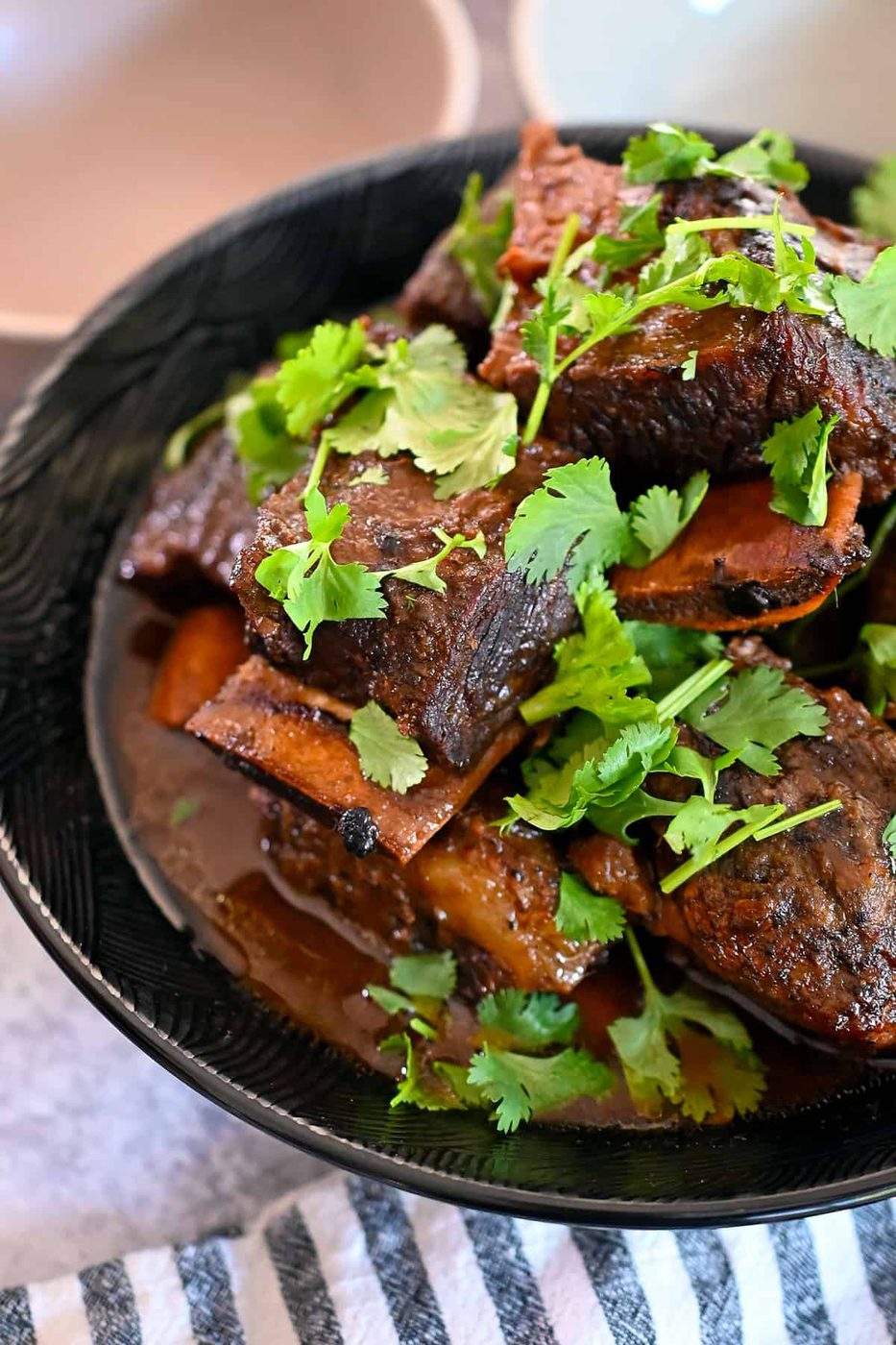Slow Cooker Korean Short Ribs for the week