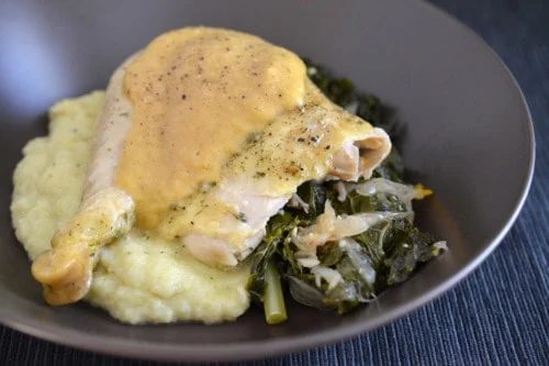 Weeknight Slow Cooker Roast Chicken and Gravy
