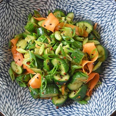 Smashed Cucumber Salad