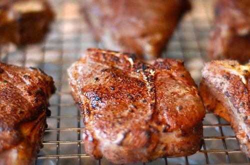 Sous Vide Goat Loin Chops for the week
