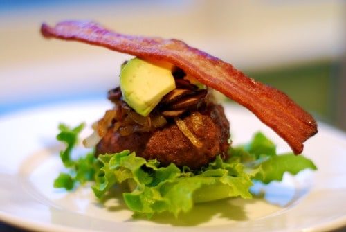 Skillet Sous Vide Grass Fed Beef Burgers