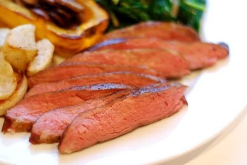 Skillet Sous Vide Grass Fed Flank Steak