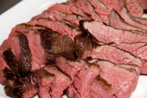 Sous Vide Grass Fed Tri-Tip Roast for the week
