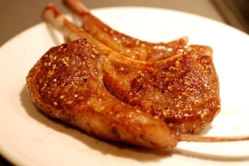 Skillet Sous Vide Lamb Chops