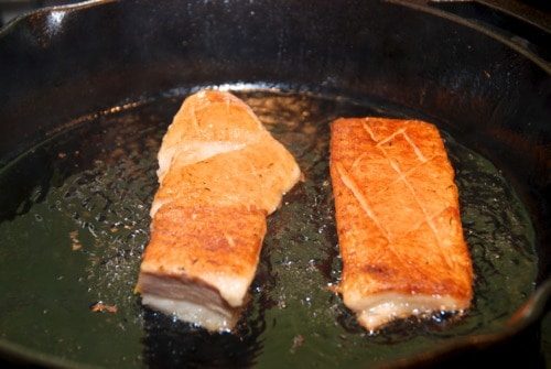 Skillet Sous Vide Pork Belly