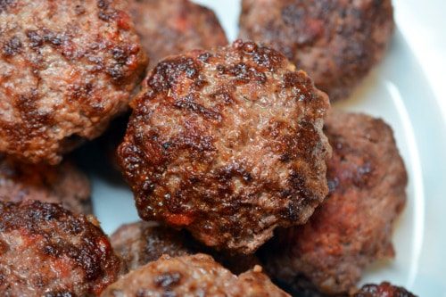 Sous Vide Turkish Slider Burgers
