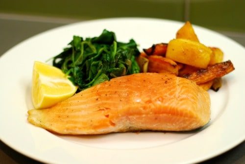 Sous Vide Wild King Salmon