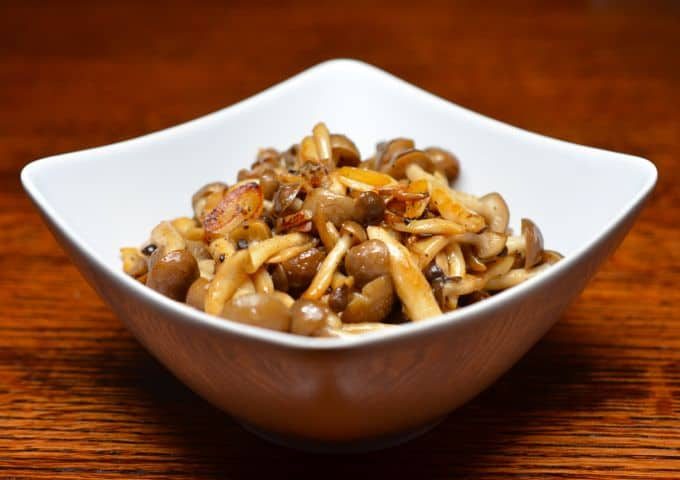 Spicy Sautéed Mushrooms with Anchovy