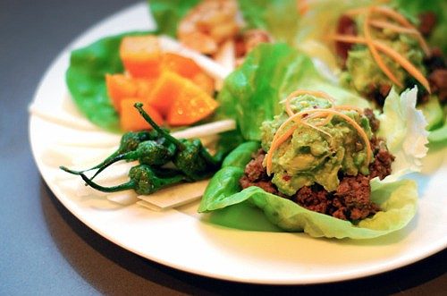 Surf and Turf Lettuce Tacos