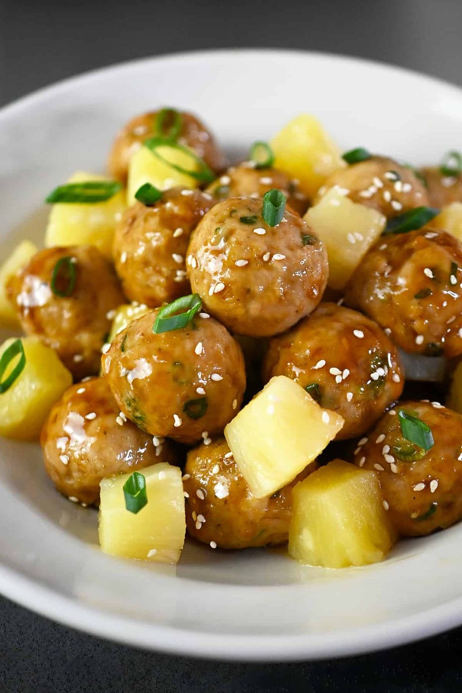 Juicy Teriyaki Pineapple Chicken Meatballs – So Flavorful!