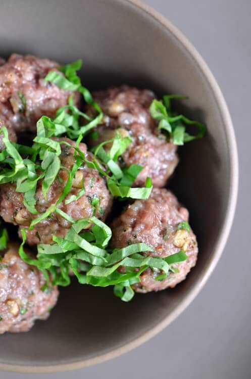 Skillet Lemon Ginger Meatballs