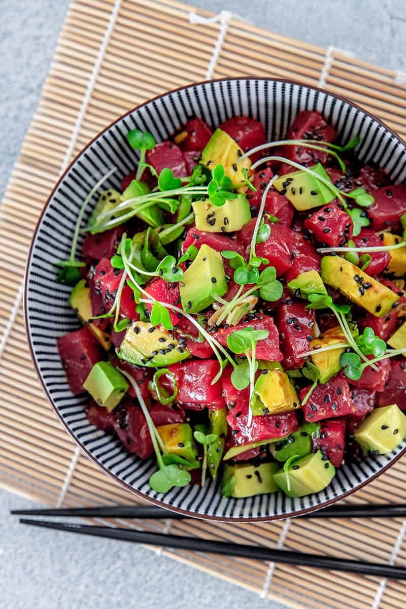Weeknight Tuna Poke With Avocado