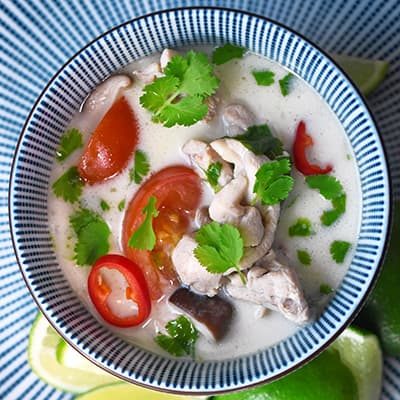 Tom Kha Gai Irresistibly Creamy Thai Coconut Soup in 30 Minutes!