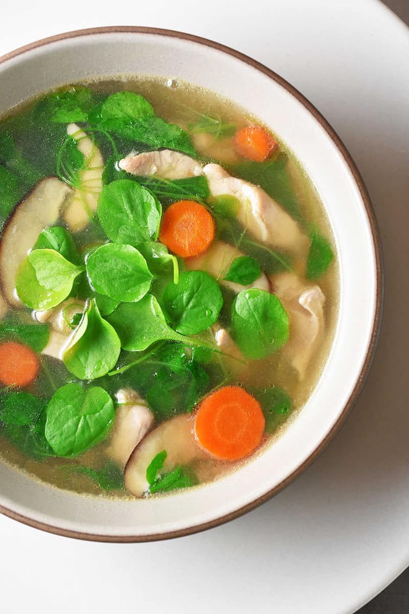 Watercress and Chicken Soup for the week